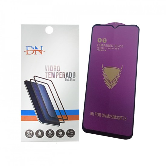 PROTECTOR DE VIDRO DE FULL GLUE DN PARA SAMSUNG GALAXY A33 5G 2022/SM-A336B PRETO